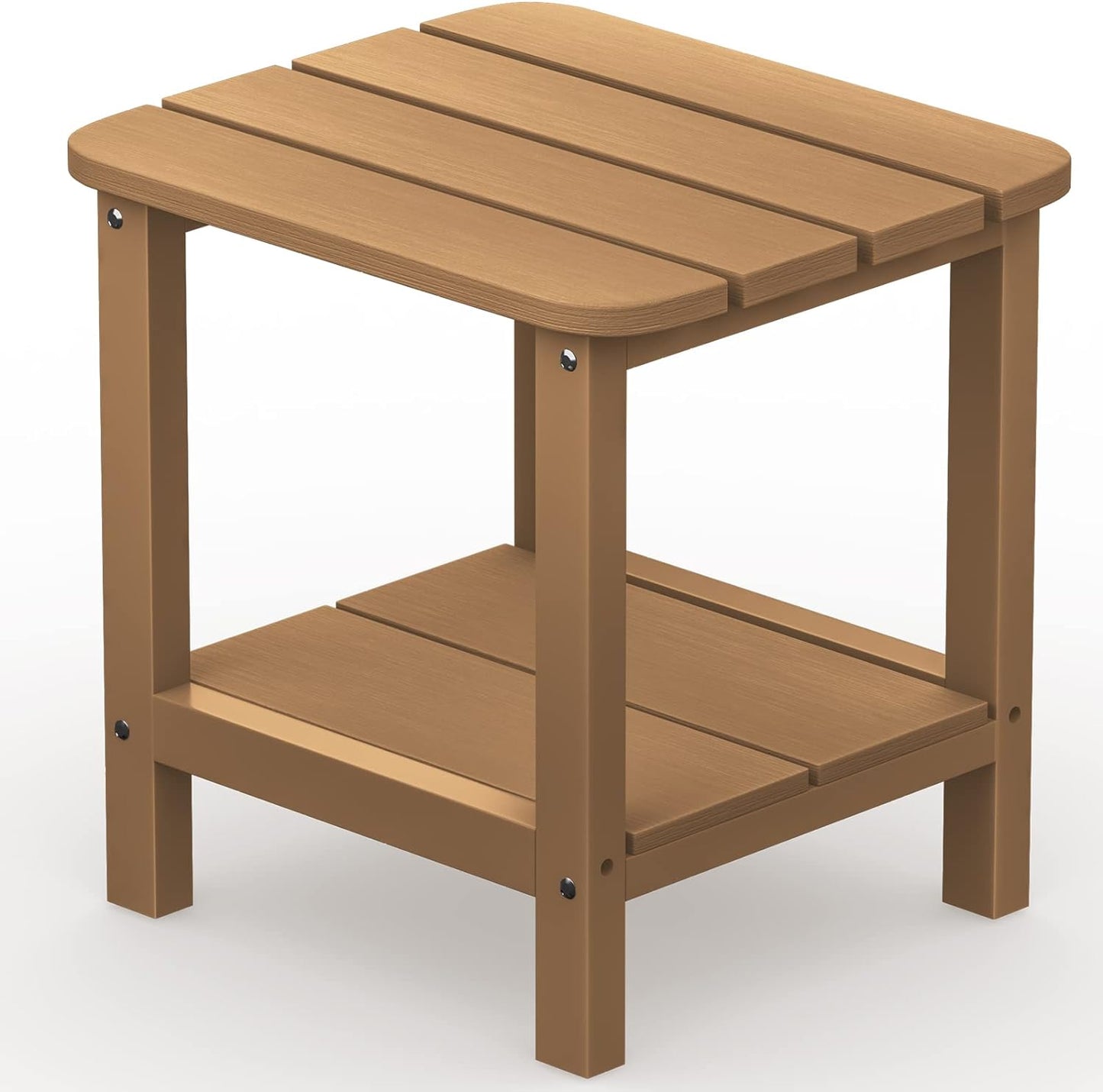 SERWALL Double Adirondack Side Table for Outdoor and Indoor Use