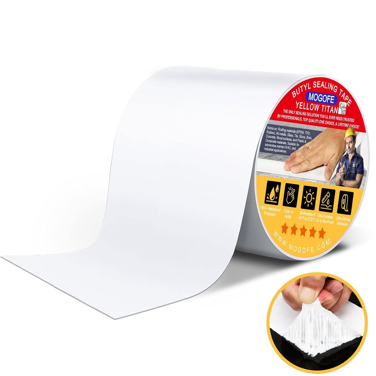RV Roof Sealant Tape 6 Inch x 50 Feet for Reliable Repairs