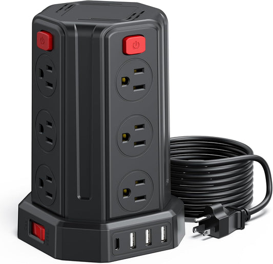 SmallRT Power Strip Surge Protector - Ultimate Charging Station
