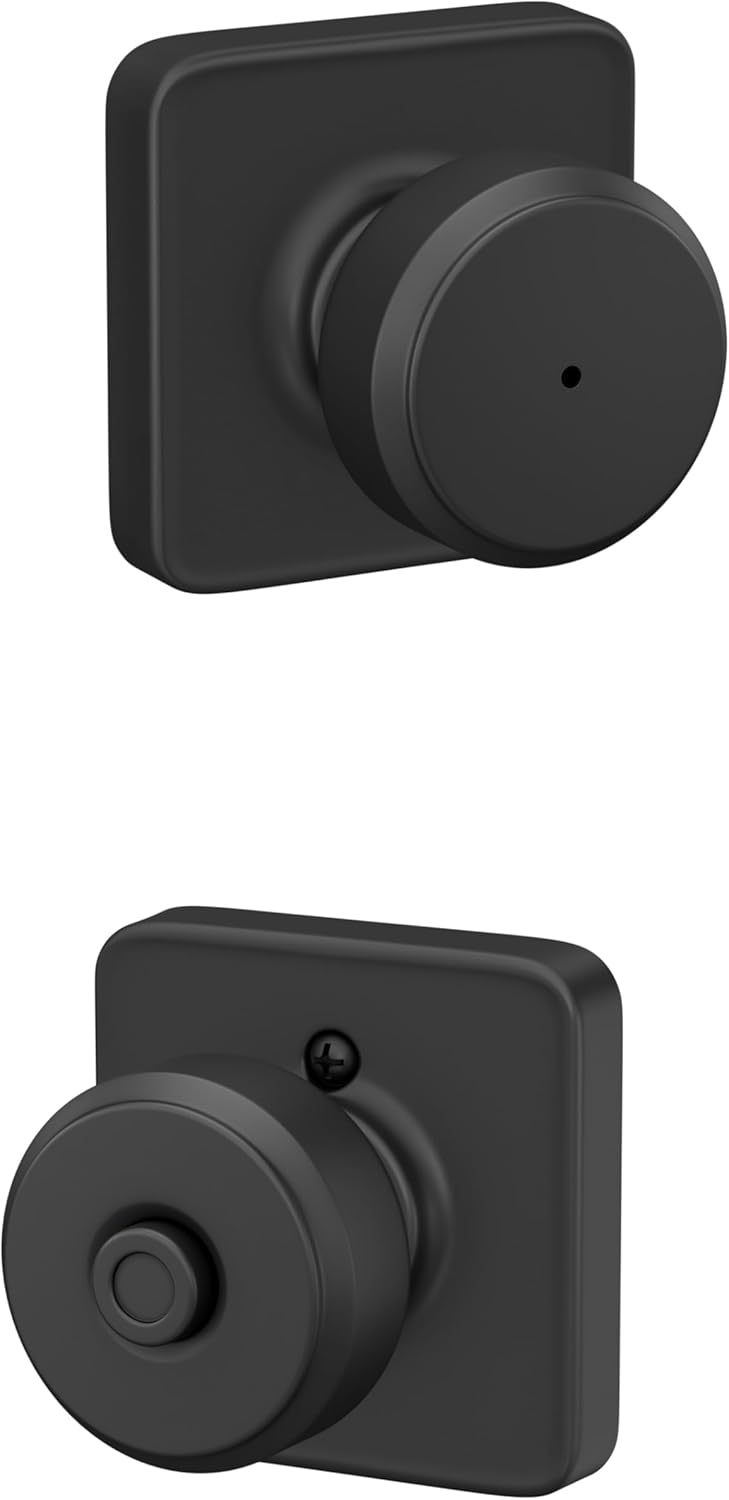 Schlage F40 BWE 622 LFL Bowery Door Knob for Privacy Needs
