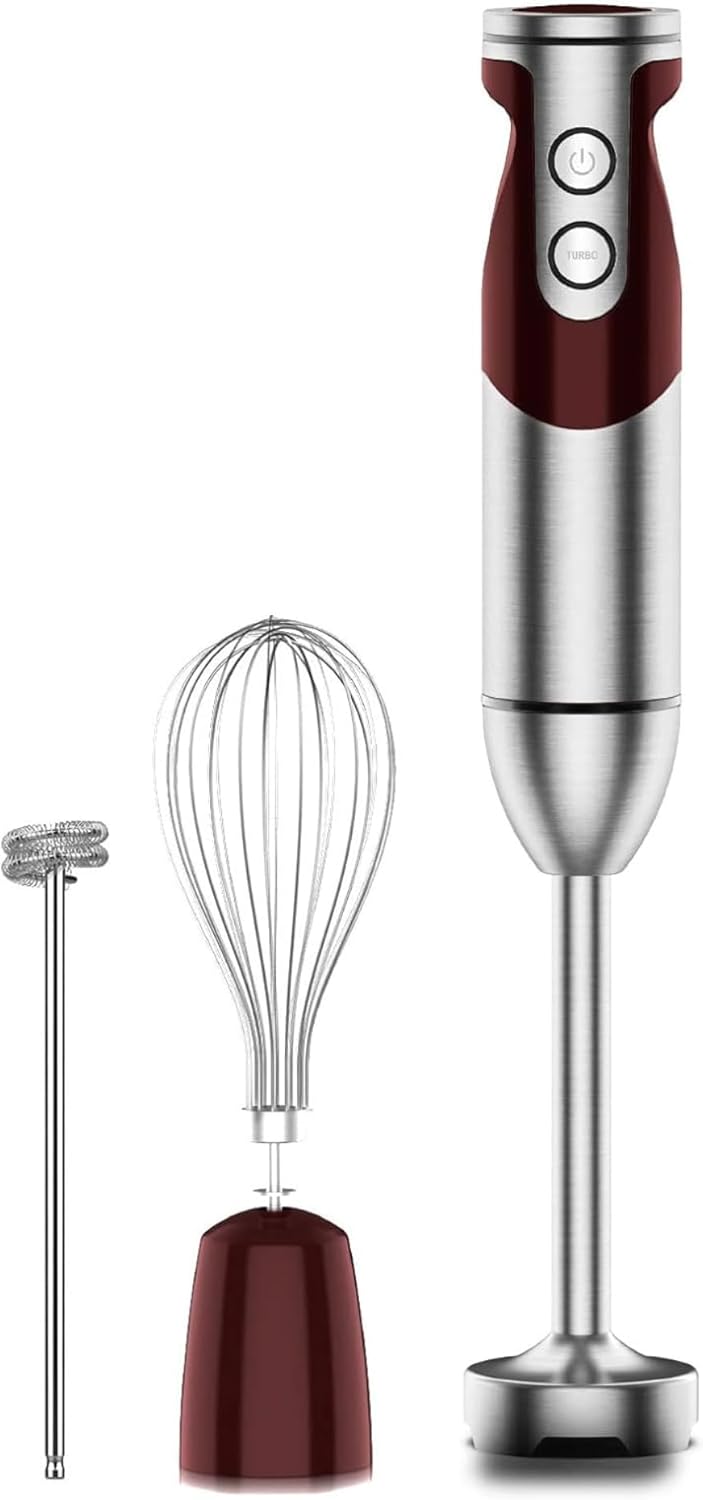 Megawise 3-in-1 Hand Blender | 12-Speed Power | Easy Clean | Smoothies & More