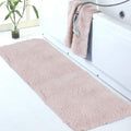Walensee Large Bathroom Rug 24 x 60 - Extra Soft Dusty Pink