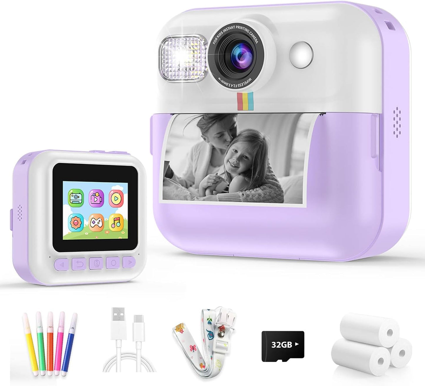 Instant Print Kids Camera - Capture Fun Moments Anywhere! 