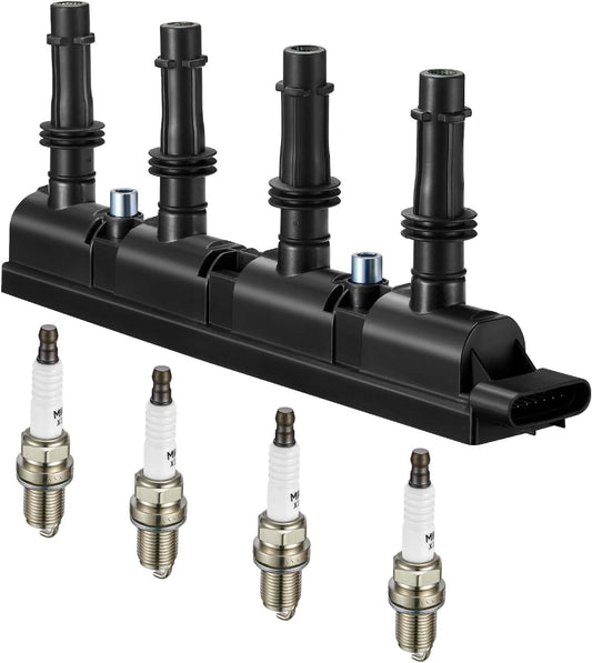Ignition Coil Pack UF669 and XP3922 Spark Plugs for Buick Chevy