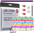 FCOB RGBW 3000K LED Strip 16.4FT - High Density Uniform Light