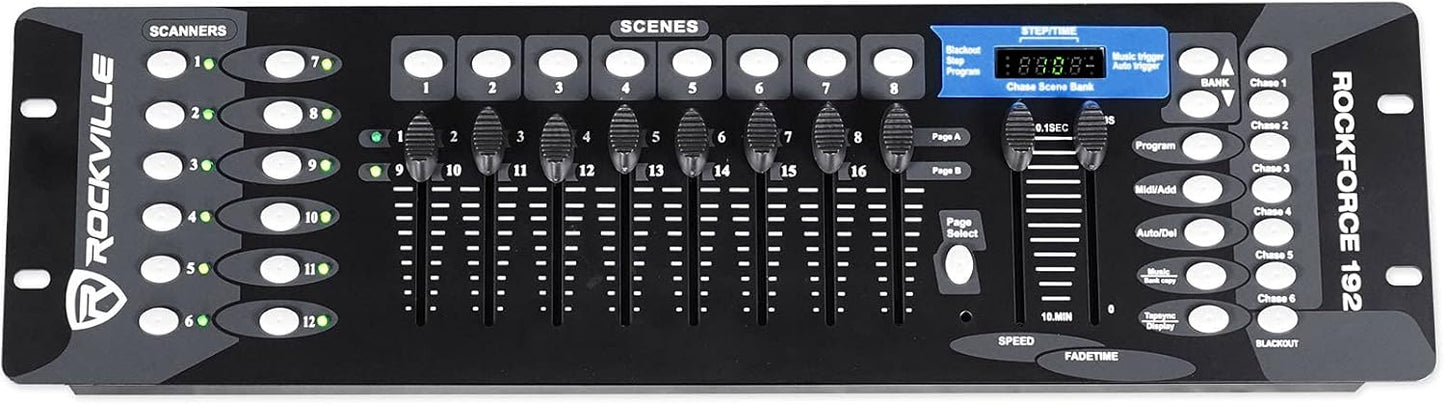 Rockville ROCKFORCE 192-Channel DMX Lighting Controller Review
