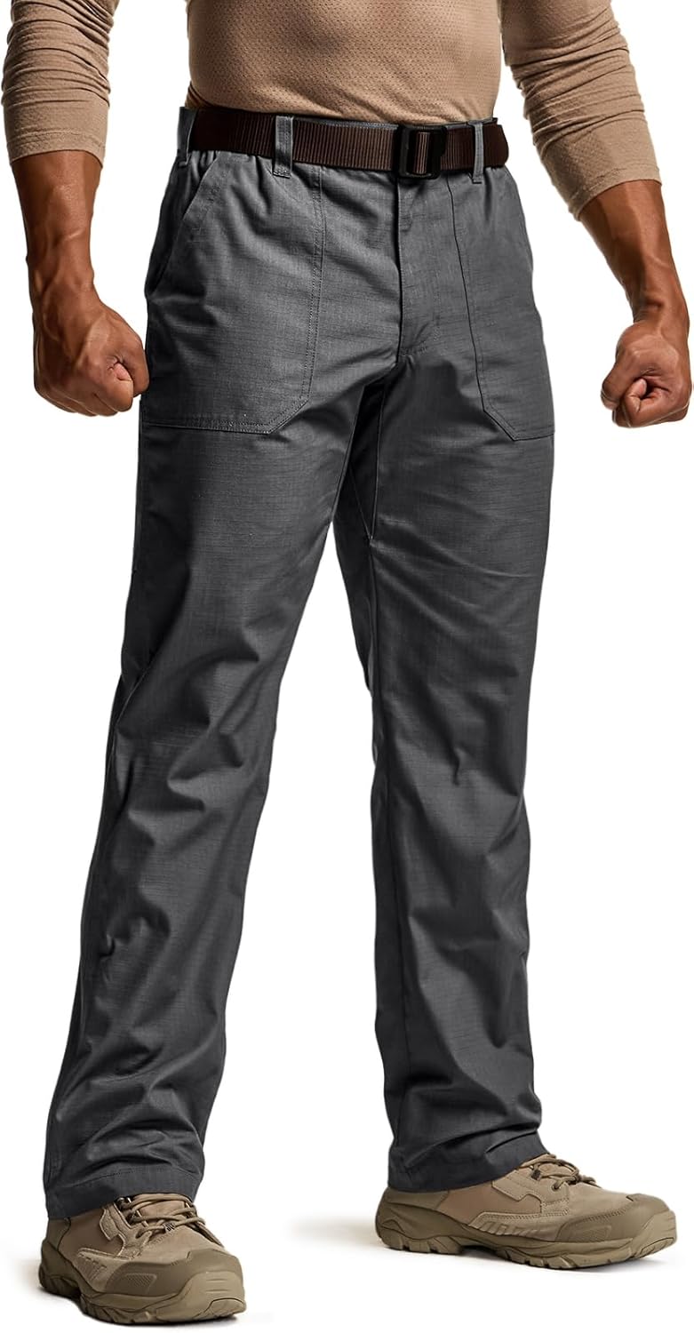 CQR Men's Quick Dry Work Pants for Tactical Outdoor Use