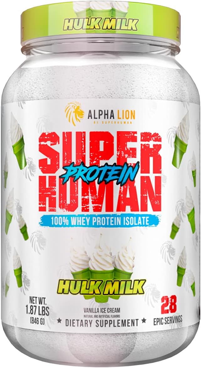 Superhuman Whey Protein Powder for Muscle Recovery & Growth