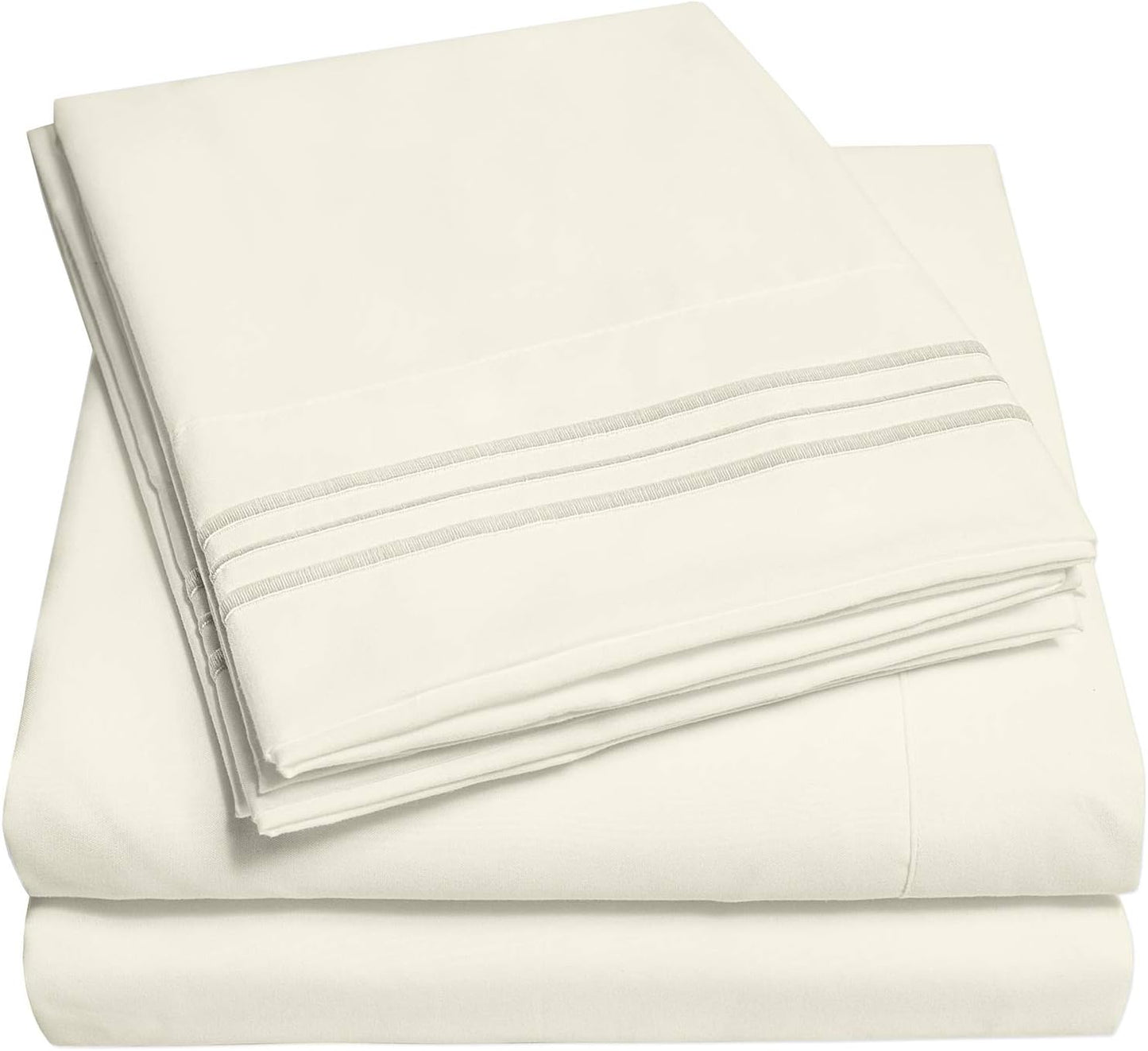 1500 Supreme Collection Extra Deep Pocket Sheets Set for King Size