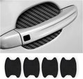 Carbon Fiber Car Door Cup Protector 4PCS - Anti-Scratch Stickers