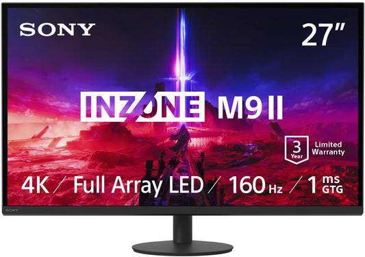Sony INZONE M9 II 27 4K UHD Gaming Monitor - NVIDIA G-SYNC, DisplayHDR 600