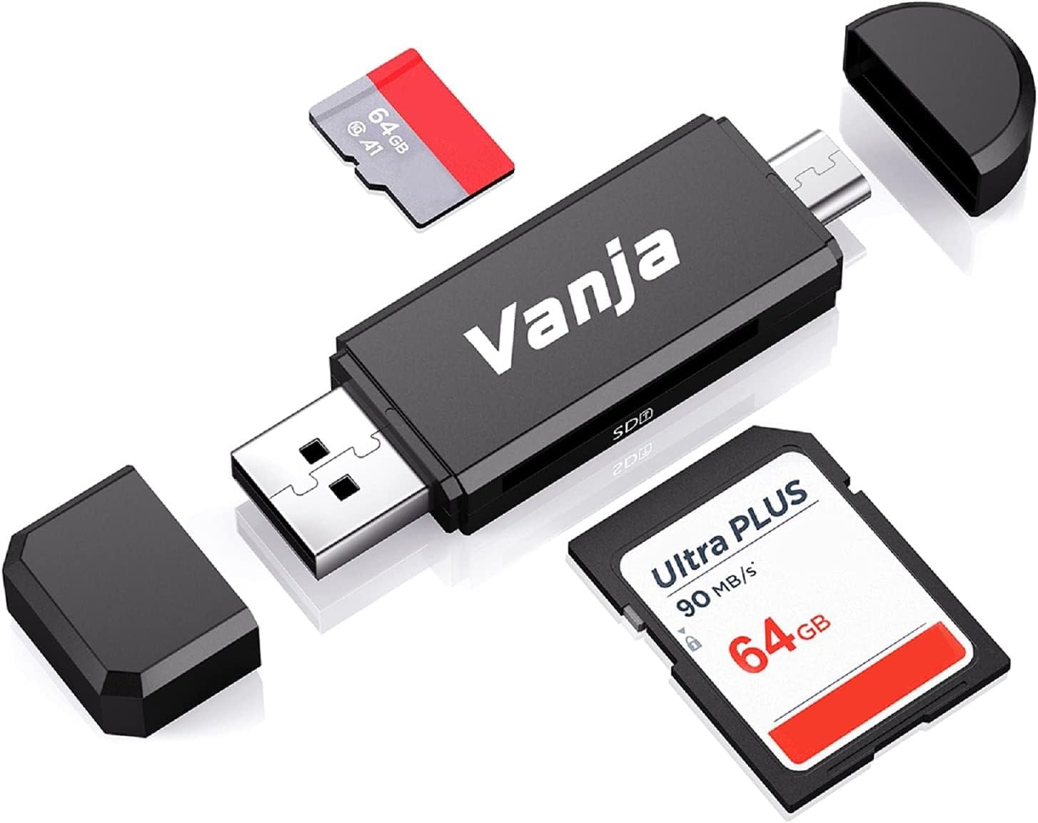 Vanja Micro USB SD Card Reader: Fast Data Transfer
