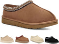 Kids Ankle Platform Slippers - Warm Fuzzy Mini Boots for Little Feet