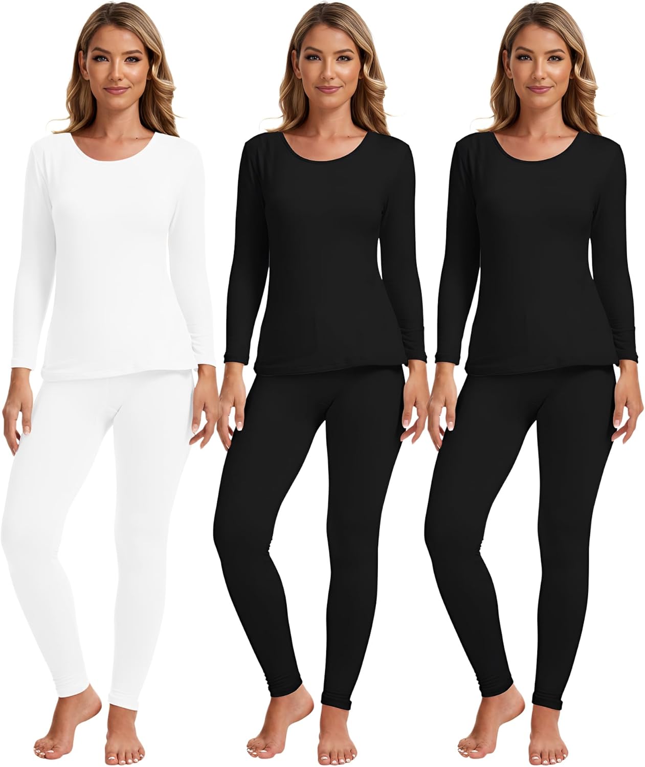 Patelai Thermal Underwear for Women - Fleece Lined Comfort