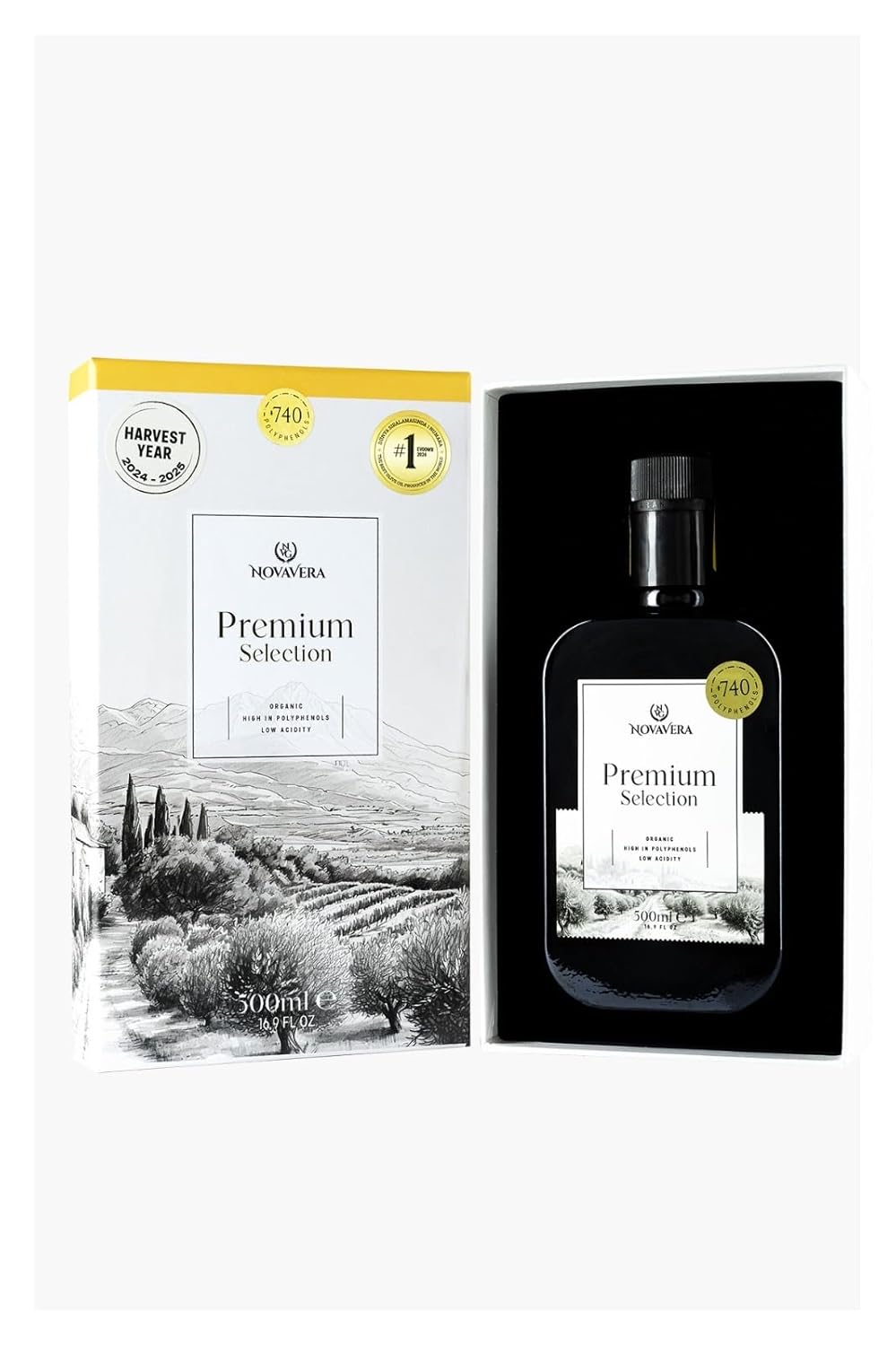 Premium High Polyphenol Rich Olive Oil for Health and Flavor