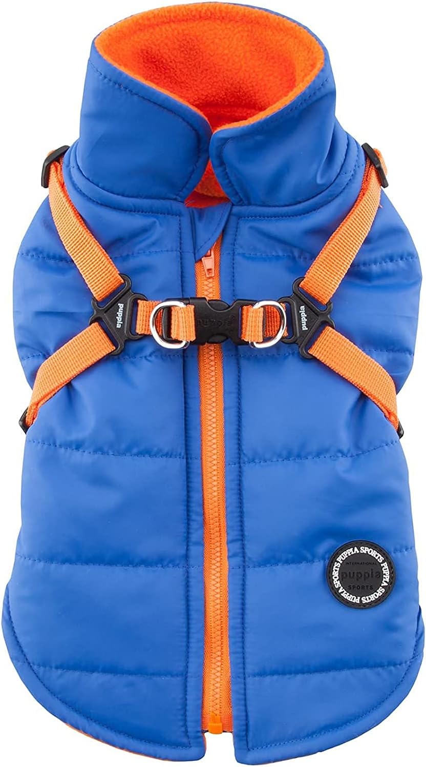 Puppia Mountaineer Winter Dog Coat with Integrated Harness