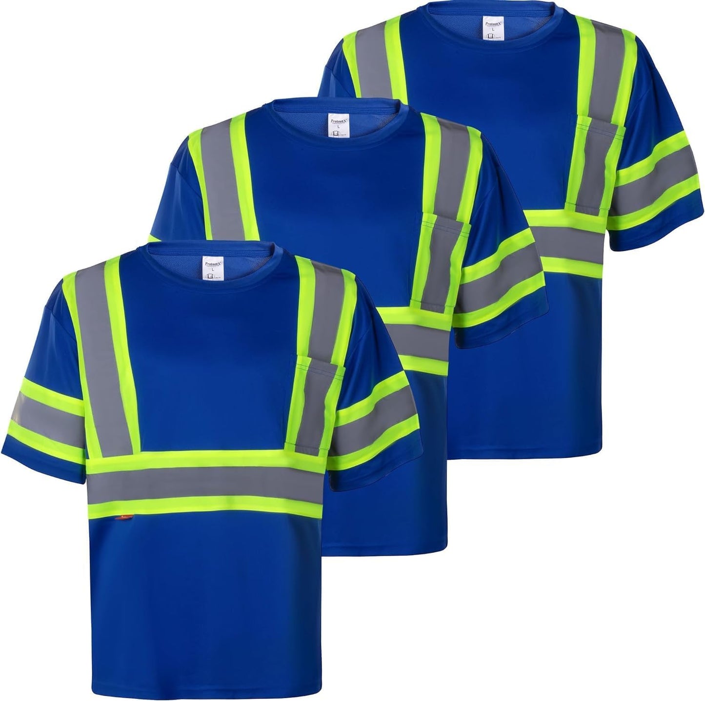 ProtectX High Visibility Reflective Safety T-Shirt for Men