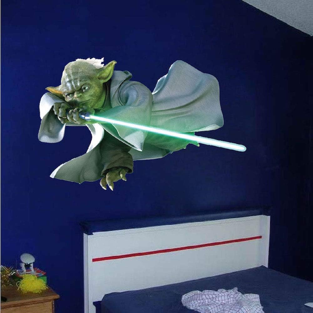 Yoda Home Decor - Removable Jedi Mural for Kids Room