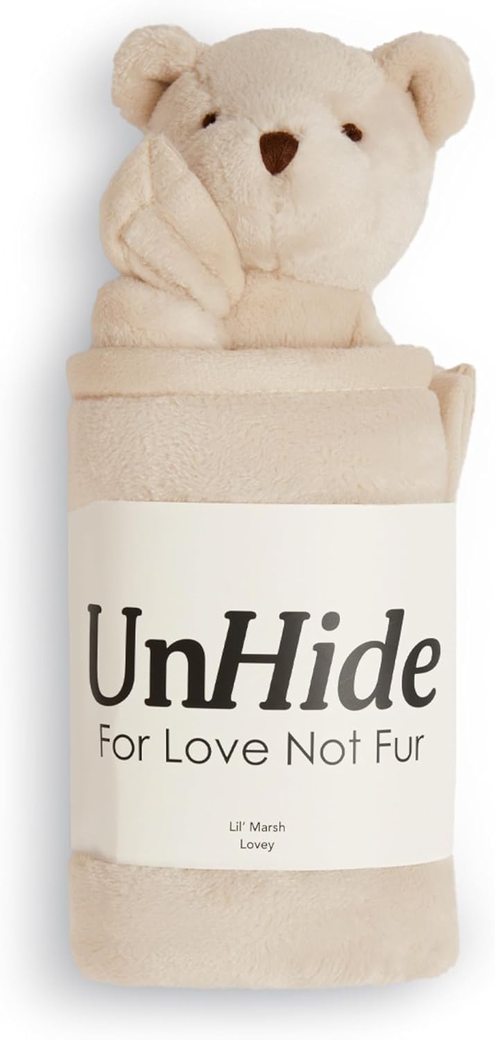 UnHide Lil' Marsh Lovey - Super Soft Baby Blanket & Bear
