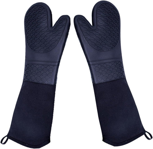 Commercial Grade BBQ Gloves: Heat Resistant 2 Pack
