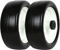 9x3.50-4 Flat Free Tire with Rim - Durable 4 in Hub Replacement