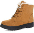Alicegana Women Winter Boots Snow - Warm Fur Lined Ankle Boots