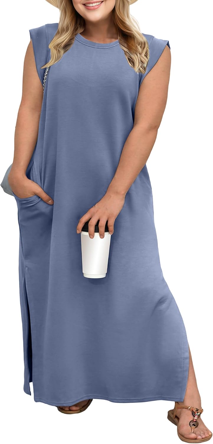 Stylish Plus Size Maxi Dresses for Curvy Women by OLRIK