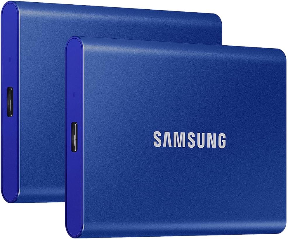 High-Speed 2TB Samsung Portable SSD - 2-Pack