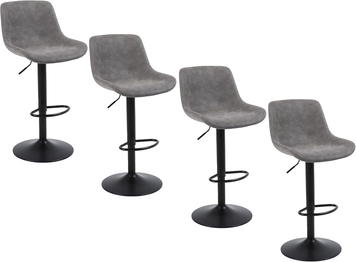 Swivel Counter Height Barstools with Back for Modern Spaces