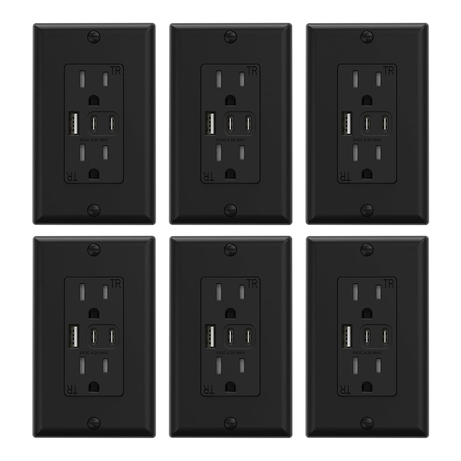 ELEGRP USB Outlets with 3 Ports for Efficient Charging Needs