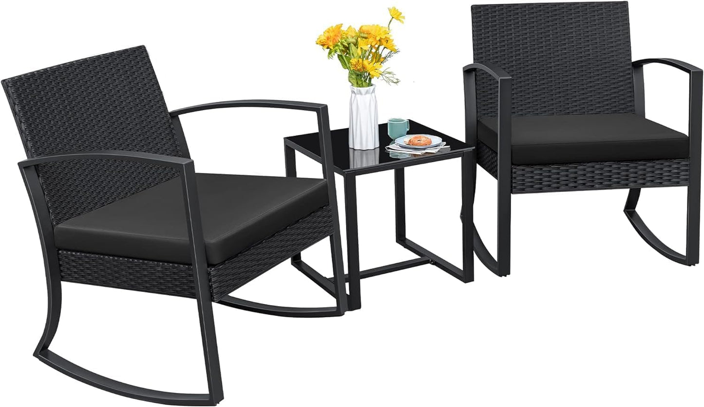 Rocking Patio Chairs Set for Ultimate Relaxation