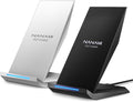 Fast Wireless Charger 2 Pack - Dual Qi Charging Stand for iPhone
