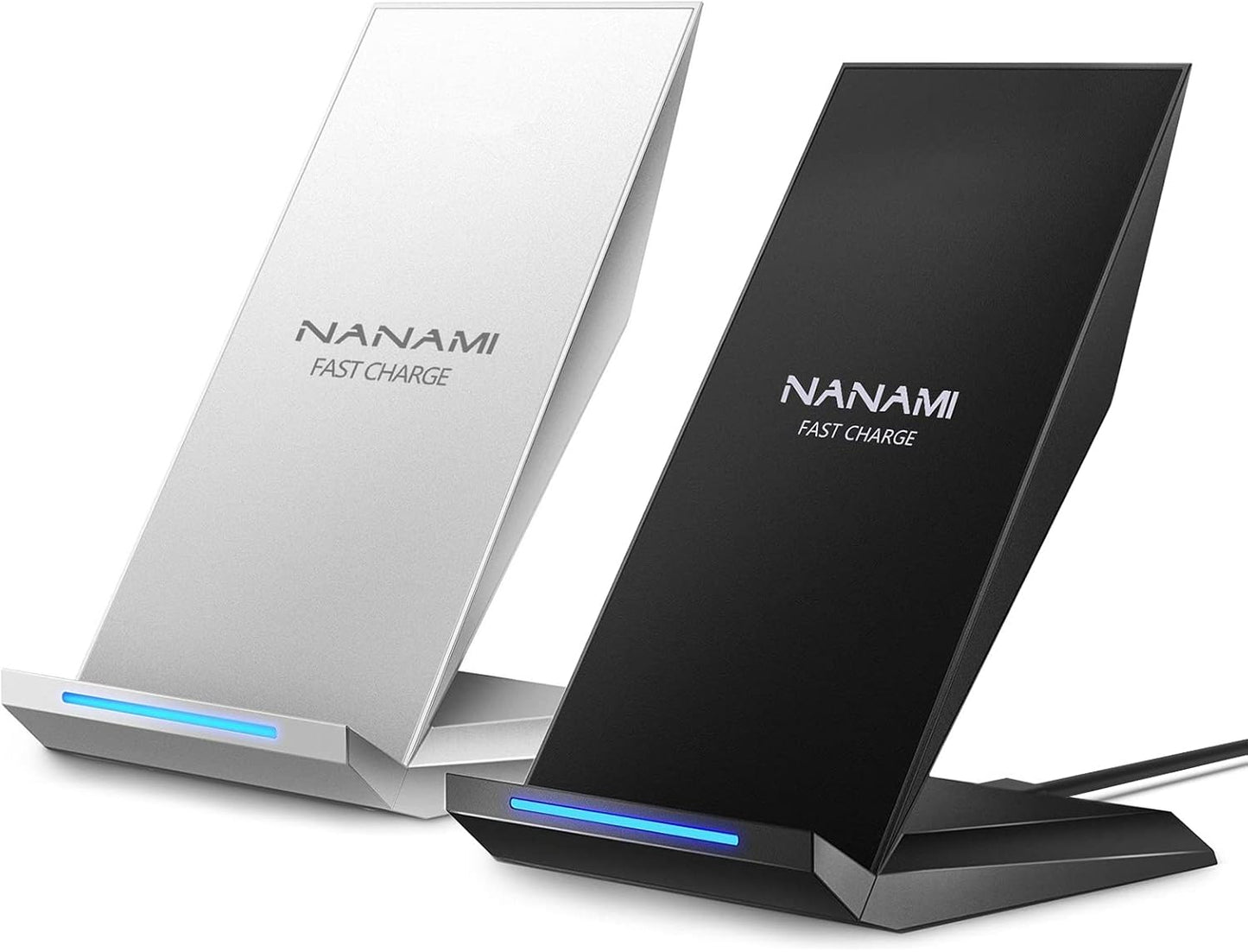 Fast Wireless Charger 2 Pack for iPhone and Samsung Devices