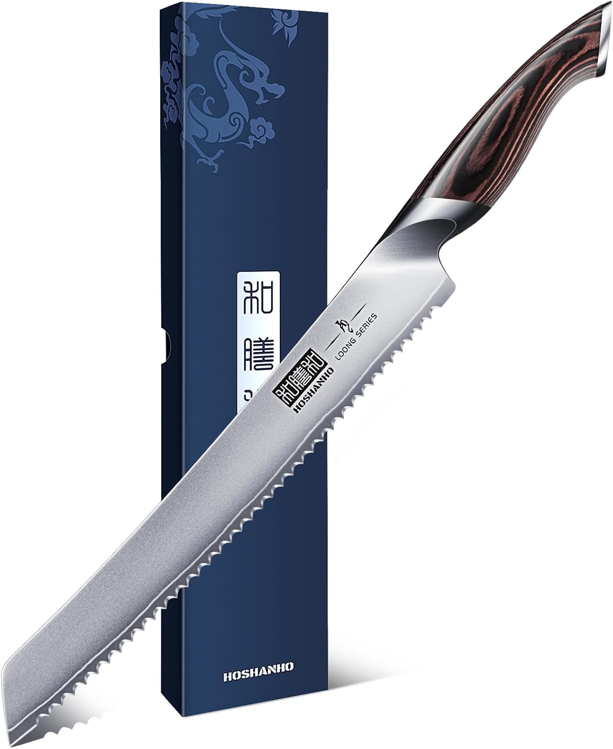 Professional 10 inch Serrated Bread Knife for Homemade Bread