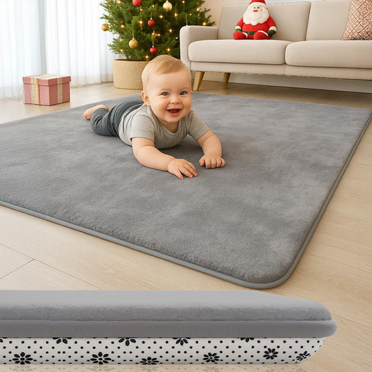 50X 50 Thick Padded Baby Floor Play Mat for Safe Playtime