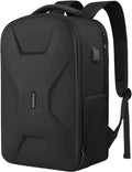 15.6-16 in Laptop Backpack with USB Charging Port - Travel Hardshell