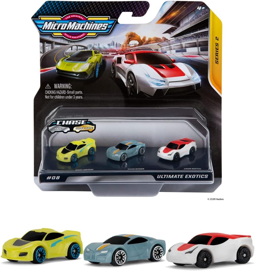 Jazwares Micro Machines MMW Starter Pack - Ultimate Exotic Race Cars Set