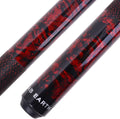 58 inch Hand-Painted Billiard Pool Cue Stick with Irish Linen Wrap