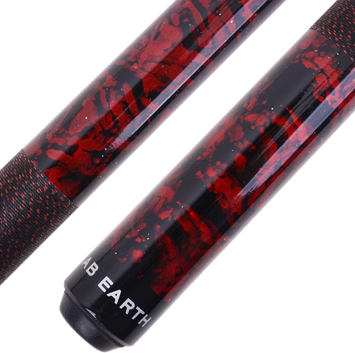 58 inch Hand-Painted Billiard Pool Cue Stick with Irish Linen Wrap