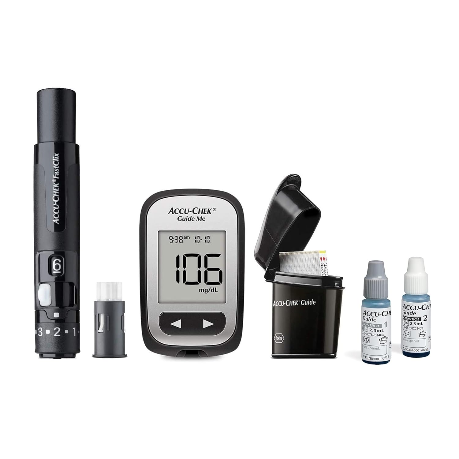 Accu-Chek FastClix Glucose Monitor Kit for Easy Diabetes Testing