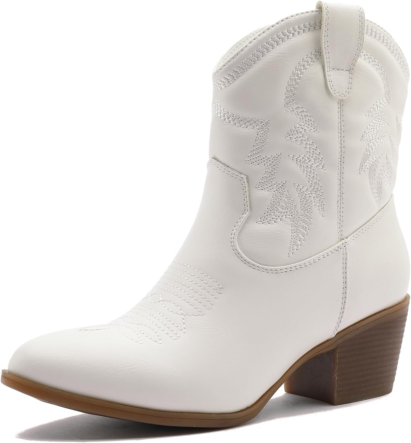 GLOBALWIN Women's Mid Calf Cowboy Boots for Fashionable Cowgirls