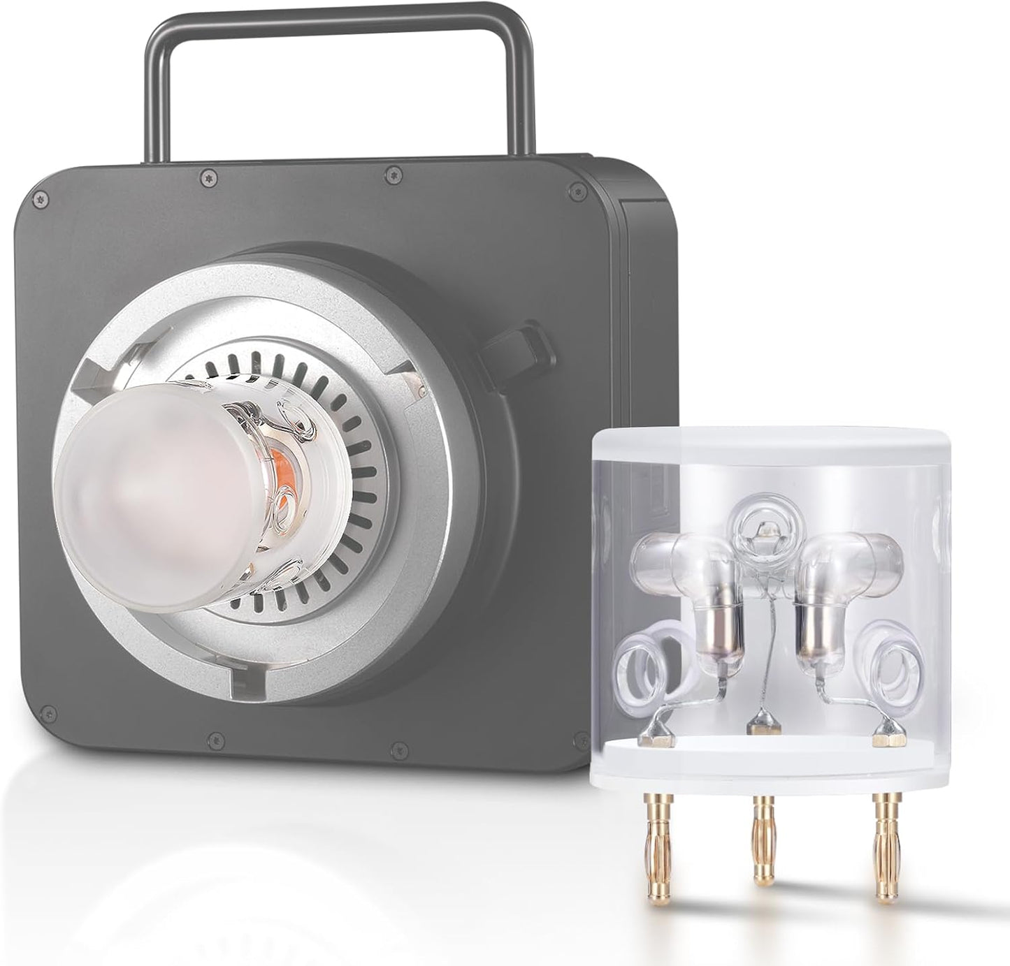 NEEWER Q4 Flash Tube Replacement for Studio Flash Strobe Light
