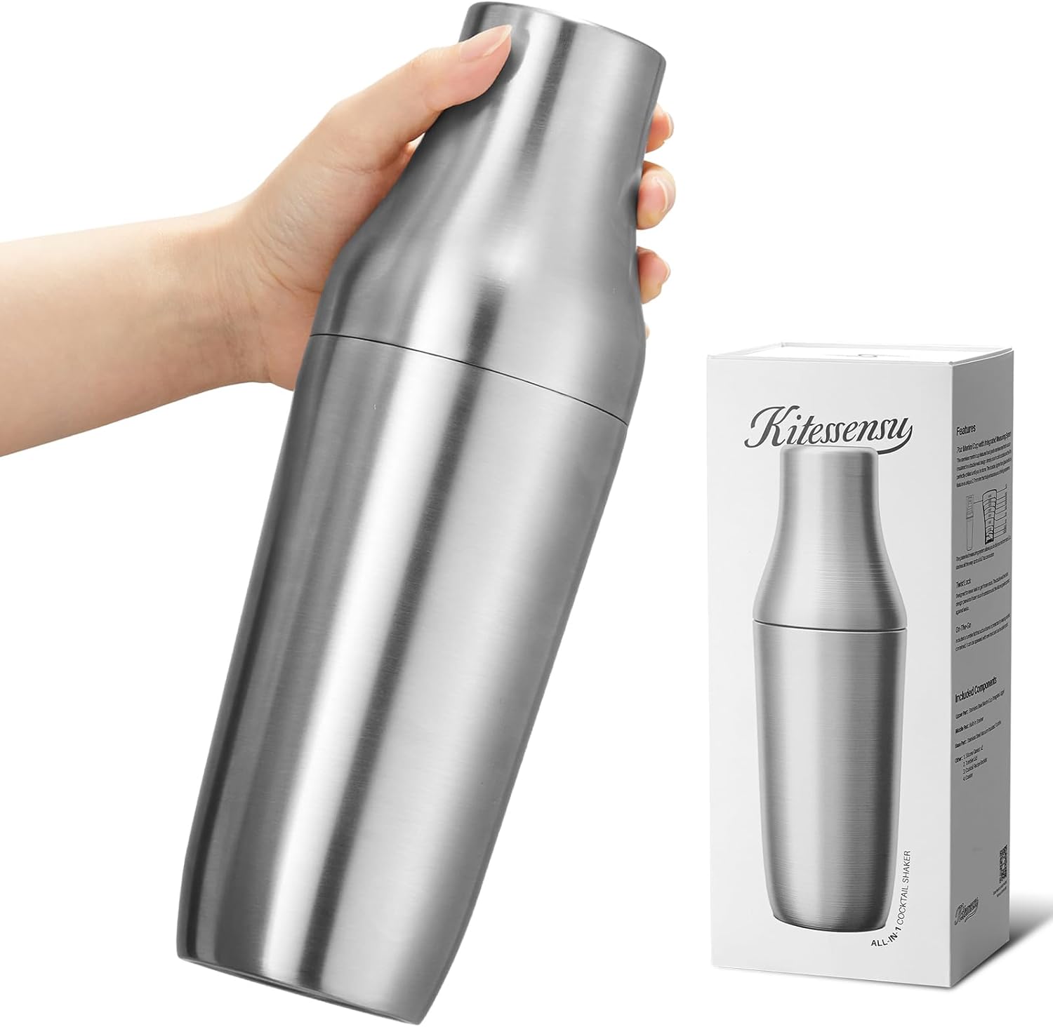 Vacuum Insulated Cocktail Shaker Set | Integrated Measuring System