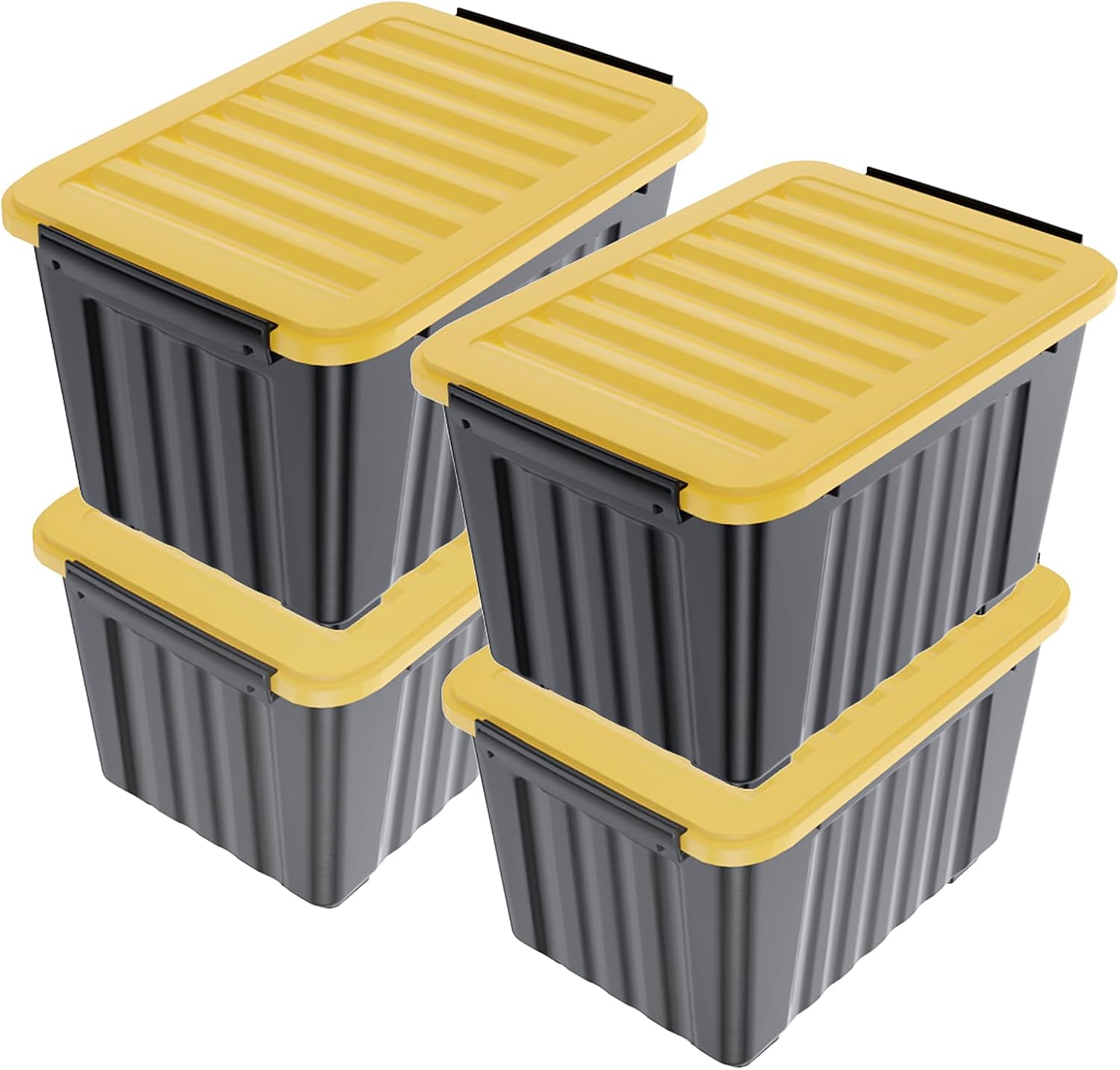 Nazhura 72 Quart Plastic Storage Bin for Organized Living