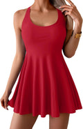 One Piece Swimdress Swimsuit for Women - Tummy Control & Modest Fit