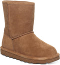 BEARPAW Elle Youth's 7-Inch Suede Boot for Kids Comfort