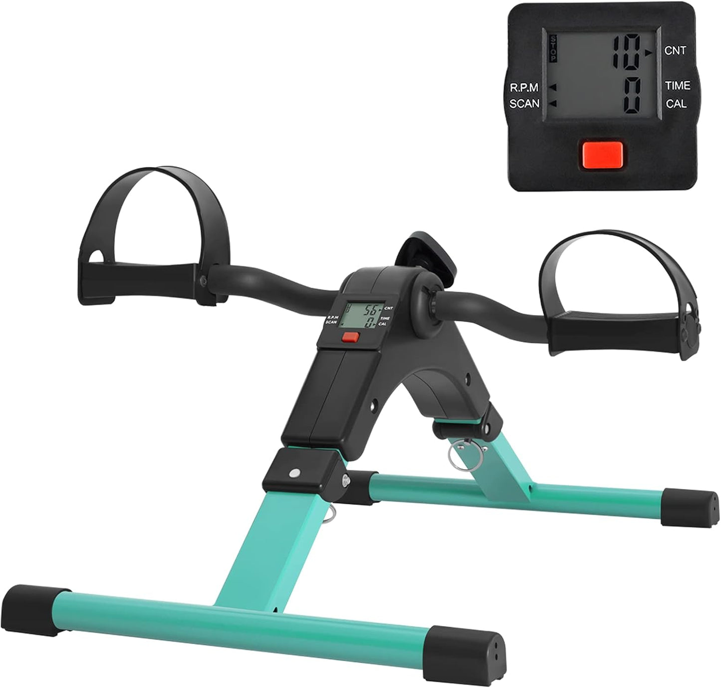 Folding Pedal Exerciser for Home and Office Fitness Workouts