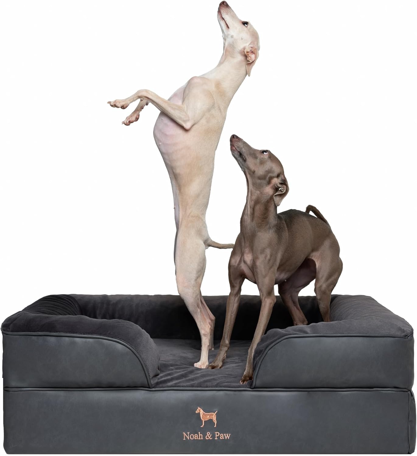 Orthopedic Dog Bed with Cooling Gel for Large Breeds