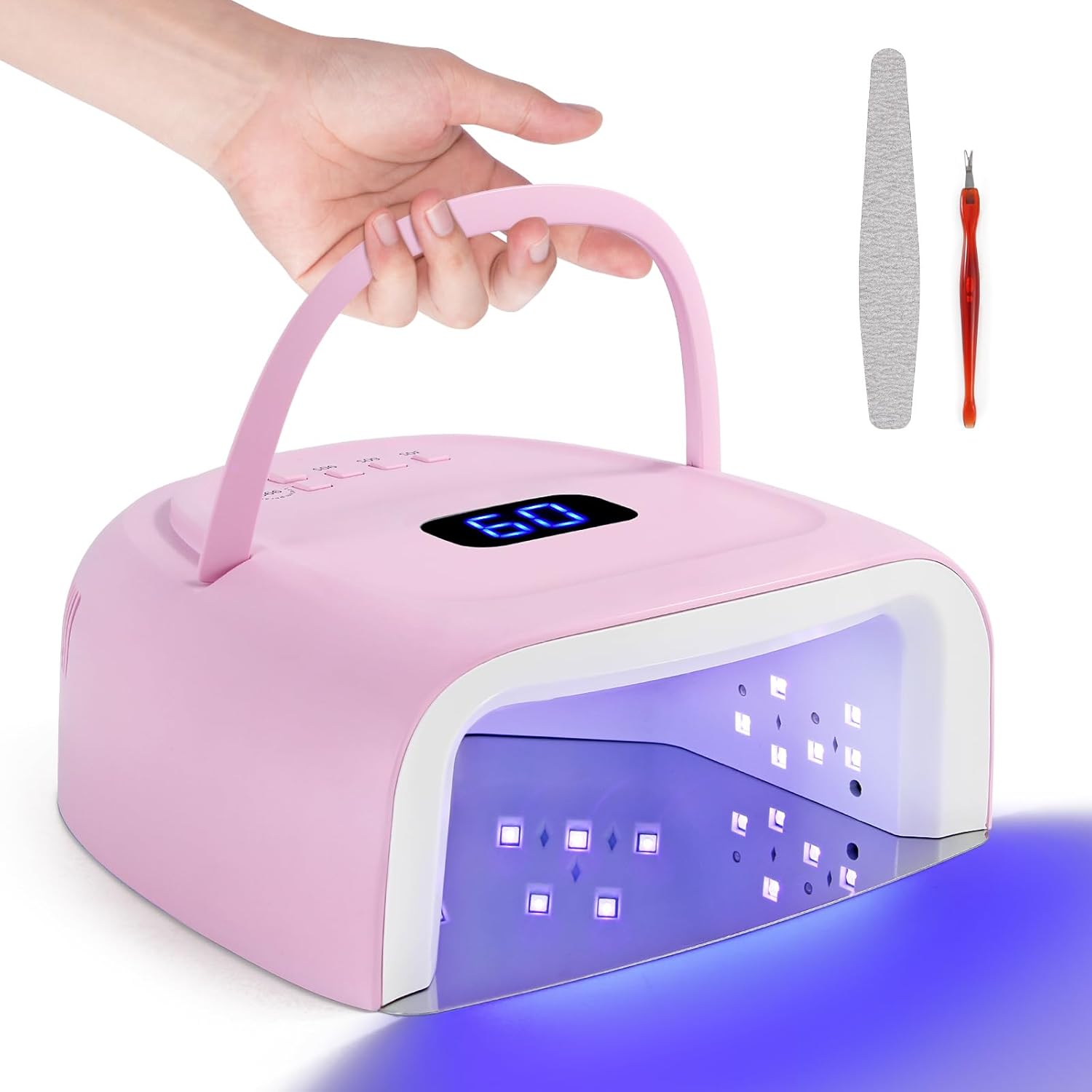 Rechargeable LED Nail Lamp 60W for Quick and Easy Curing