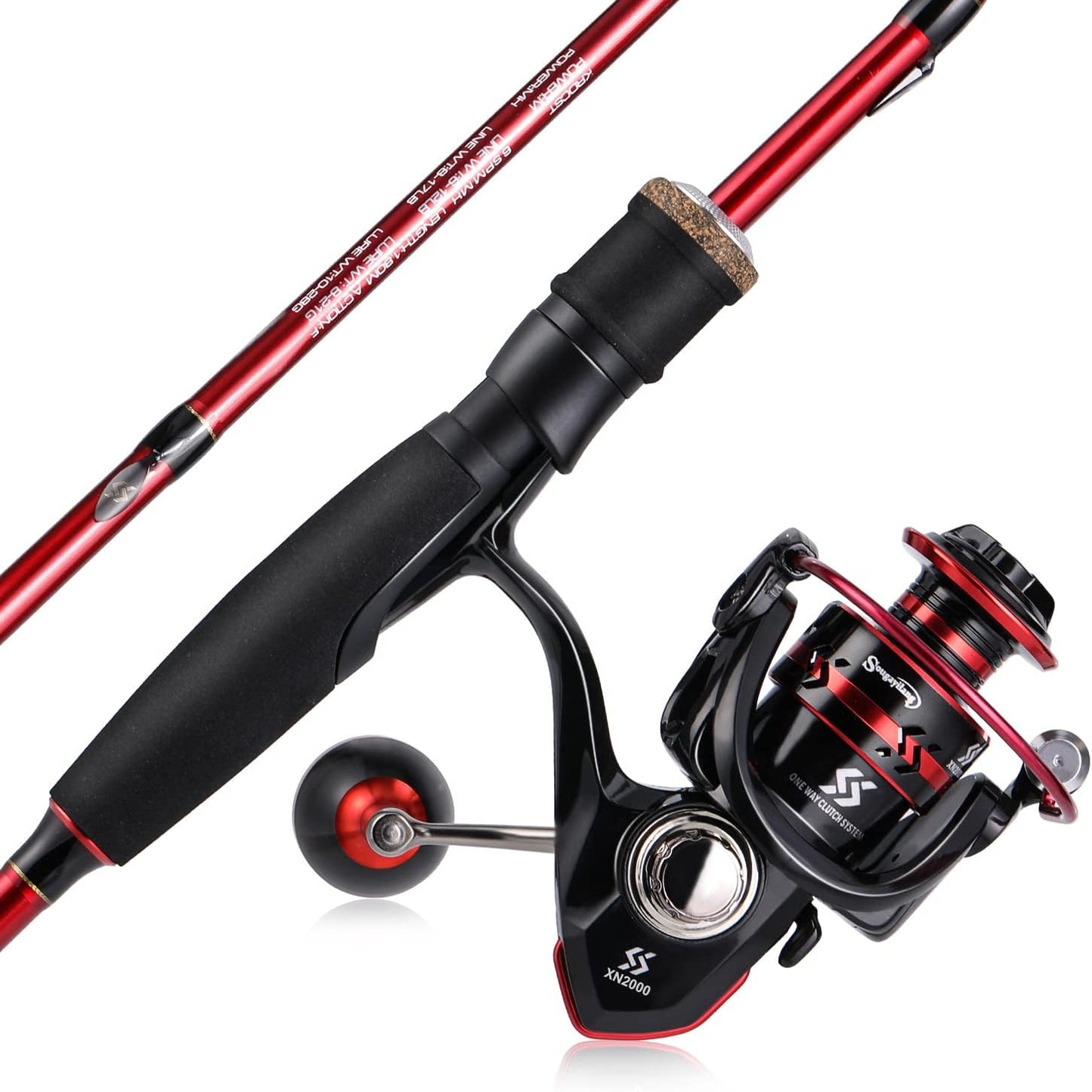 Sougayilang Fishing Rod and Reel Combo for Freshwater and Saltwater